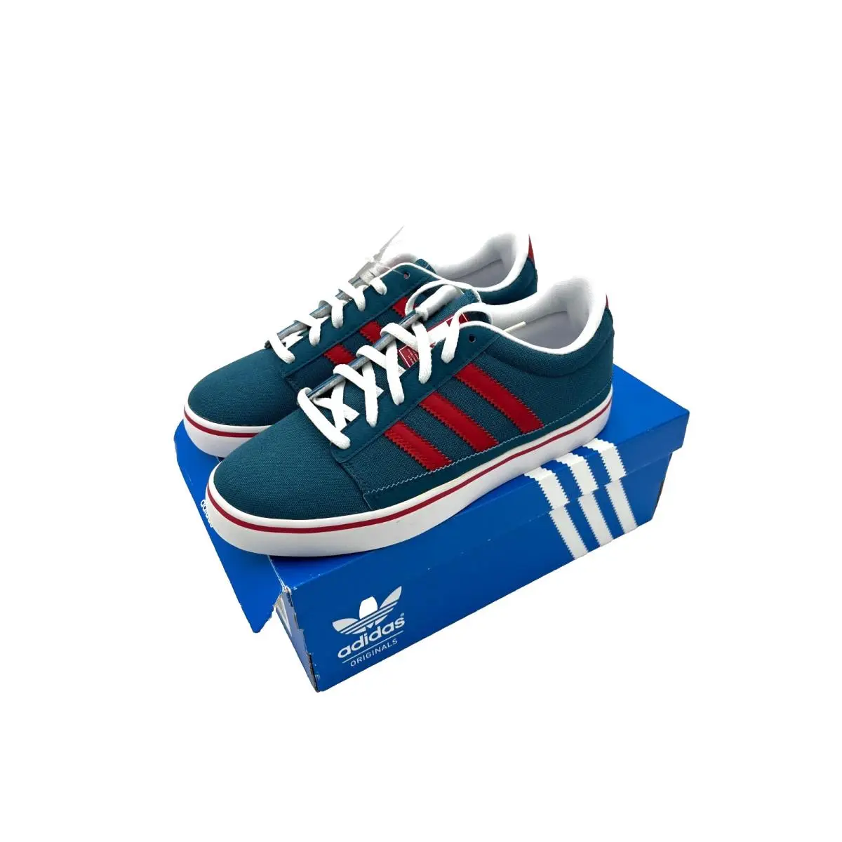 Adidas Kids Rayado J Shoes Sneakers Skateboard Size 6 Green Red
