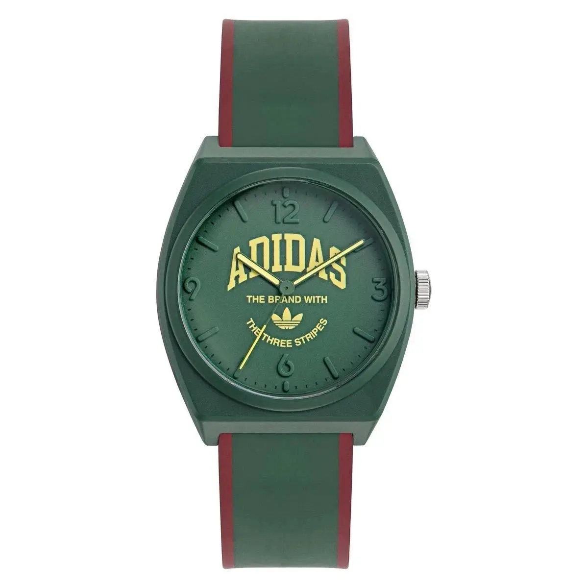 Adidas Unisex Project Two Grfx Quartz Watch - AOST24073 - Dial: Green, Band: Green, Bezel: Green