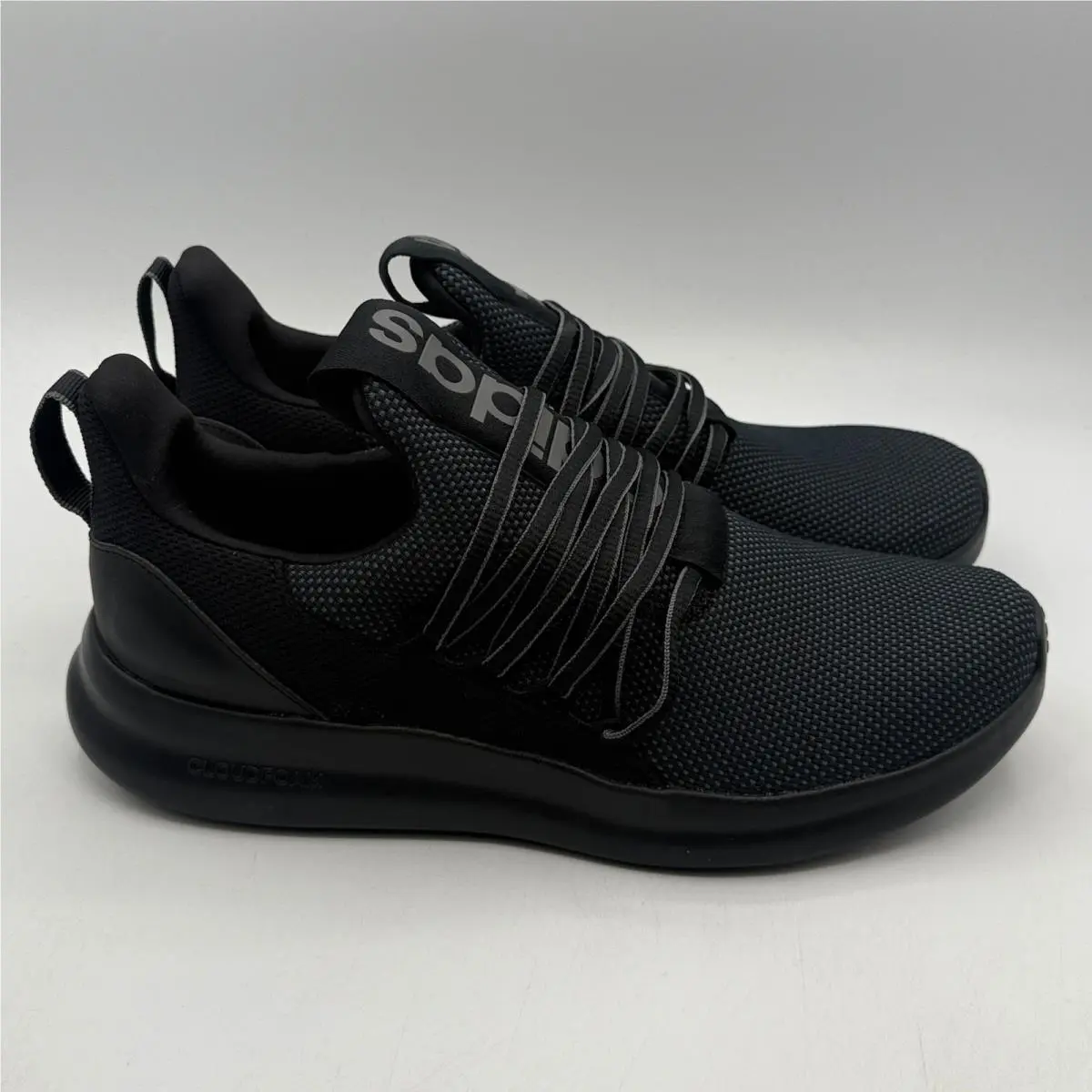 Lite Racer Adapt 7.0 Shoes Mens Size 9.5 Black Carbon Running IE8684 by Adidas