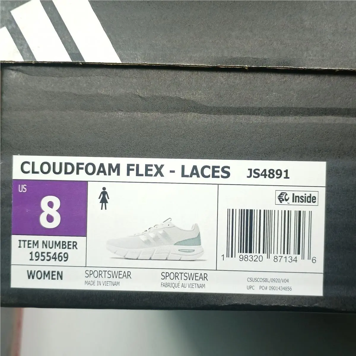 Adidas shoes - Cloudfoam Flex Laces - Cloudfoam Flex Laces - White 8