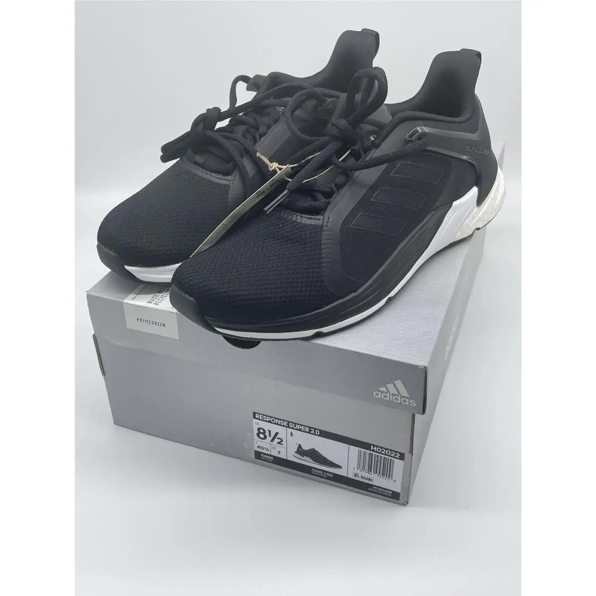 Adidas Response Super 2.0 Running Shoes Women`s Size 8.5 Black