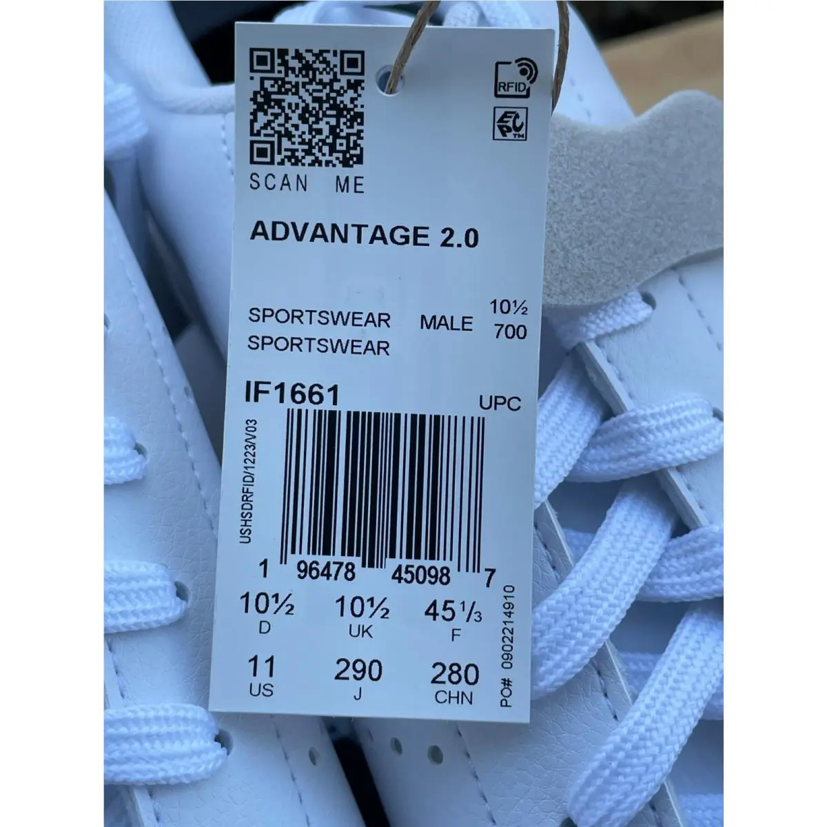 Adidas shoes - adidas Advantage - Advantage - IF1661 - White 5