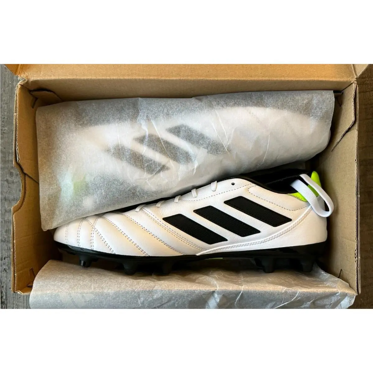 Adidas Men`s US 10 / Women`s 11 Copa Gloro FG Football Shoes White/black