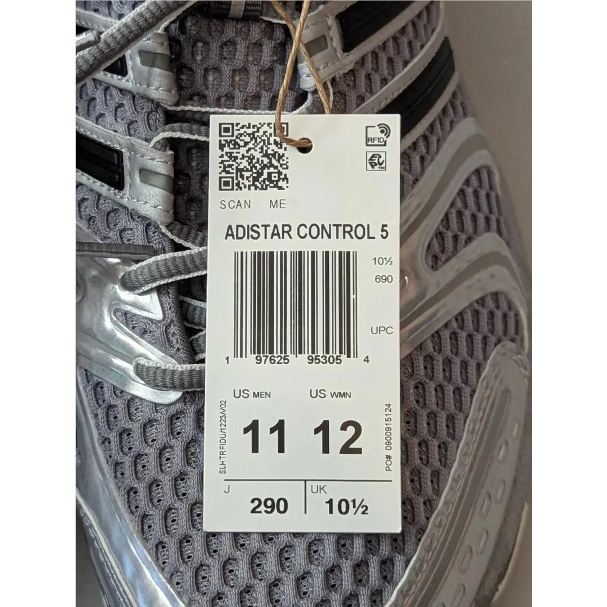 Adidas shoes - adidas Adistar Control 5 - Adistar Control - JQ4165 - Gray (UPC: 197625953054) 7