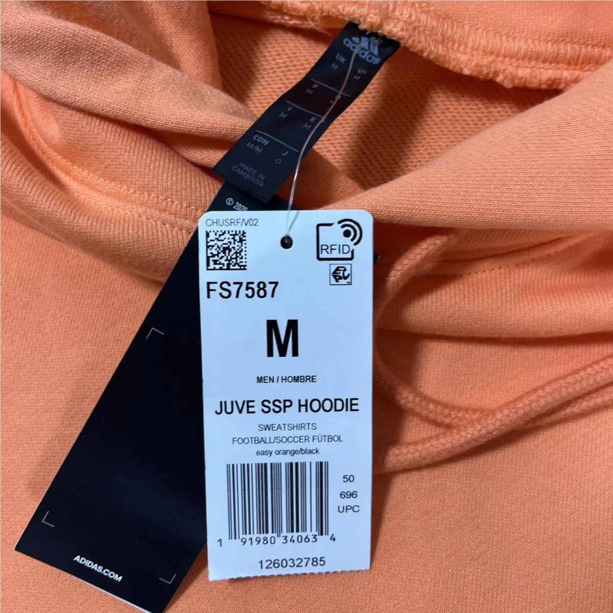 Adidas clothing - Blaze Orange/ Black 9
