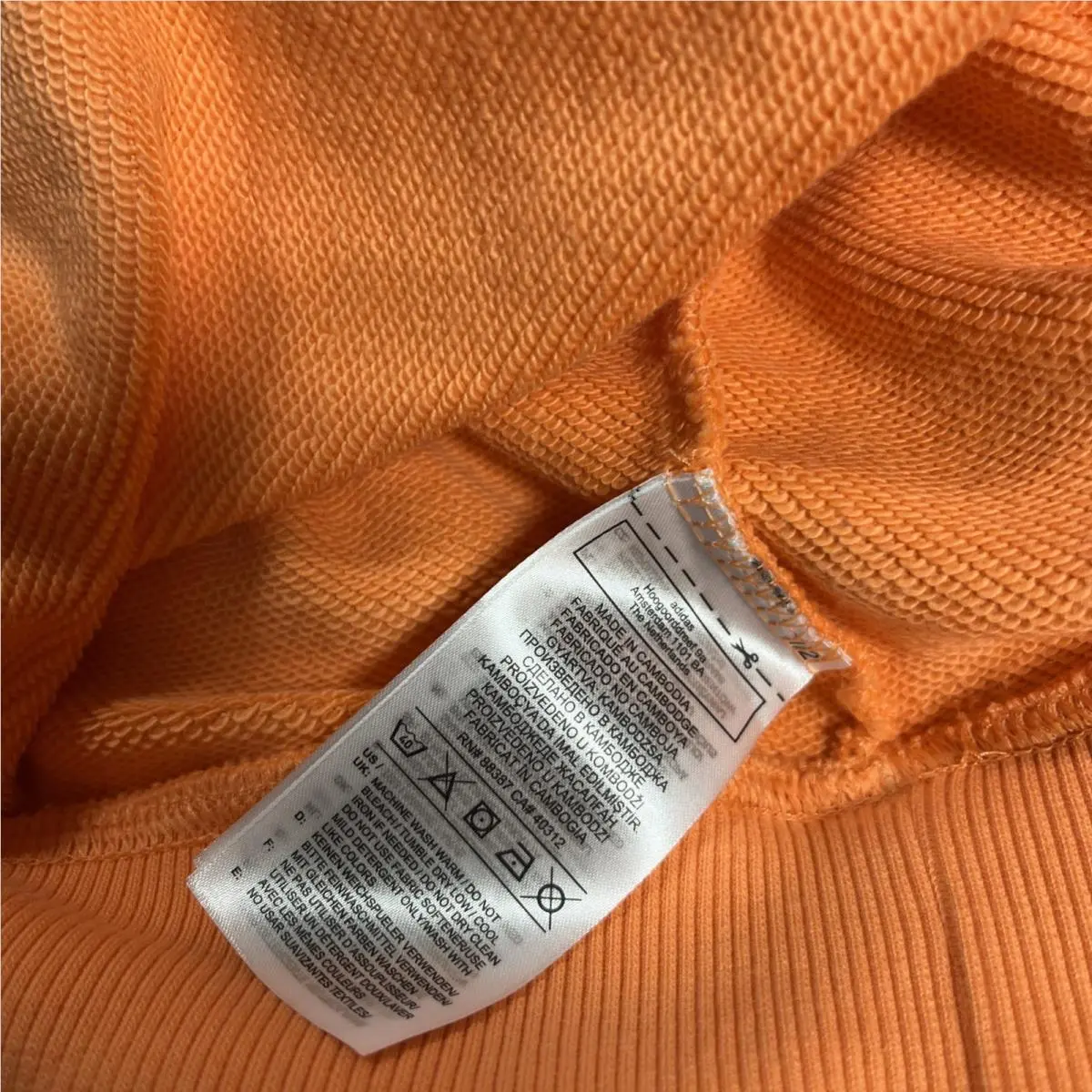 Adidas clothing - Blaze Orange/ Black 11