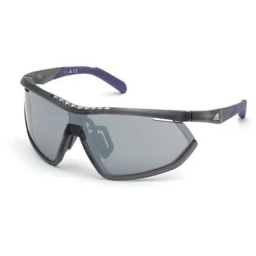 Adidas SP0002 20C Frosted Gray/smoke Mirror Sunglasses 135MM