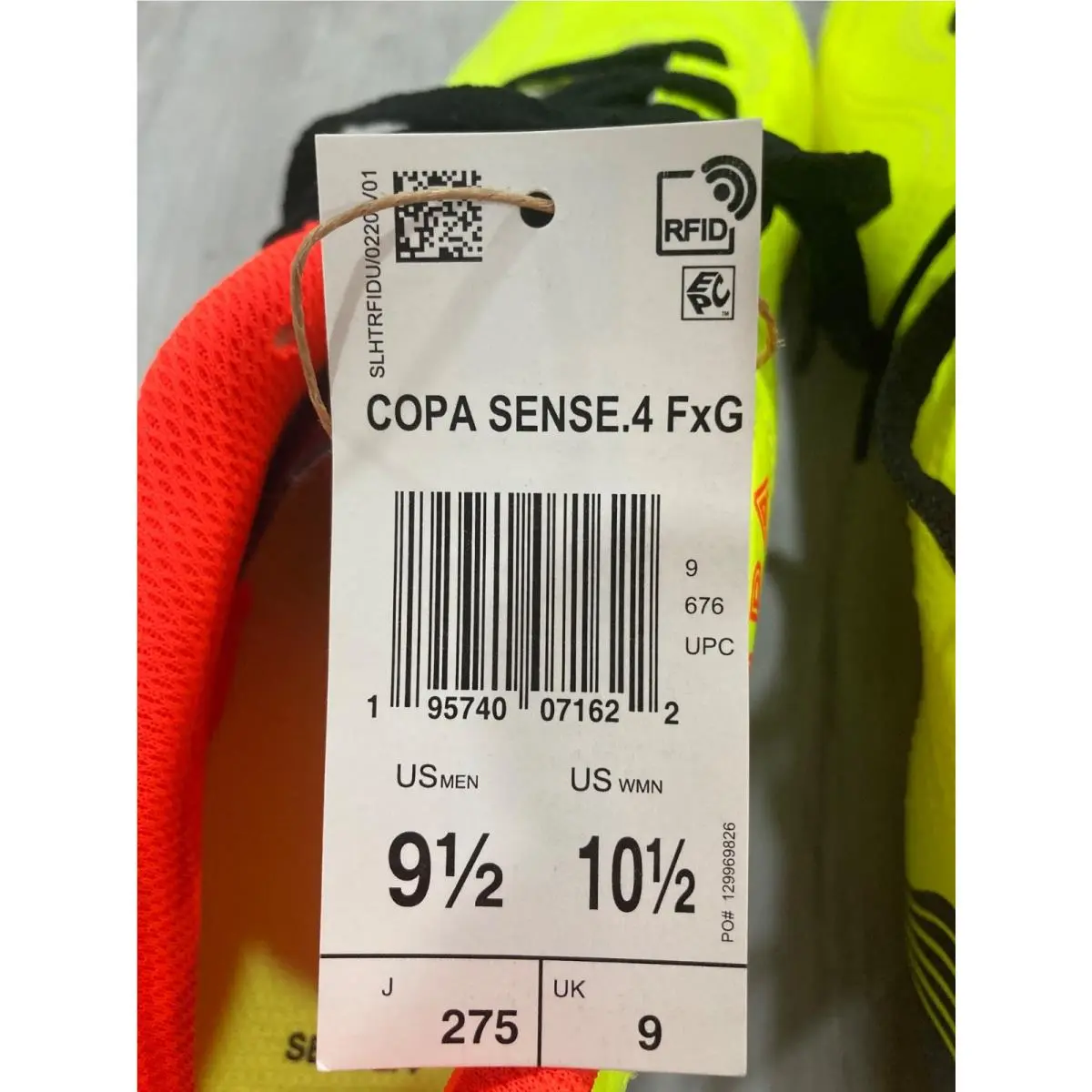 Adidas shoes - adidas Copa Sense.4 FxG - Copa FxG - GW3581 - Yellow (UPC: 195740071622) 6