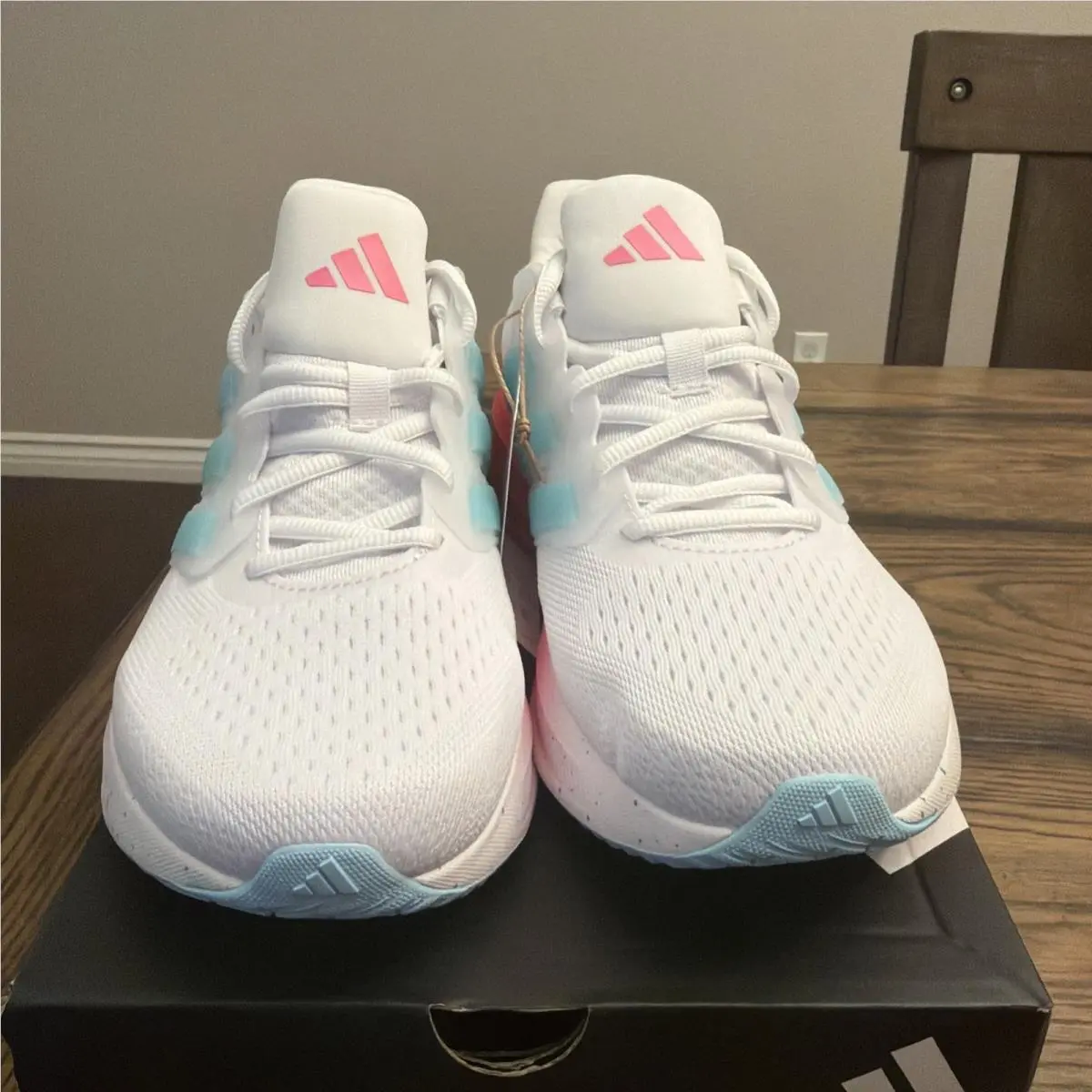 Adidas shoes - adidas 7 Cloudfoam - Cloudfoam - Pink Whit Green White 0