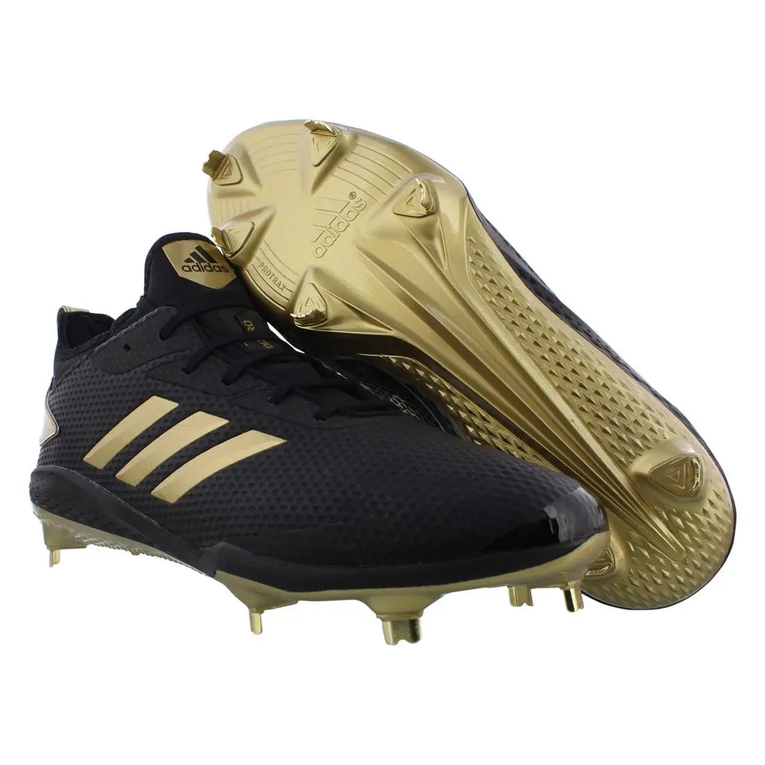 Adidas Adizero Afterburner 5 Mens Shoes Size 13.5 Color: Black/gold - Black/Gold, Main: Black