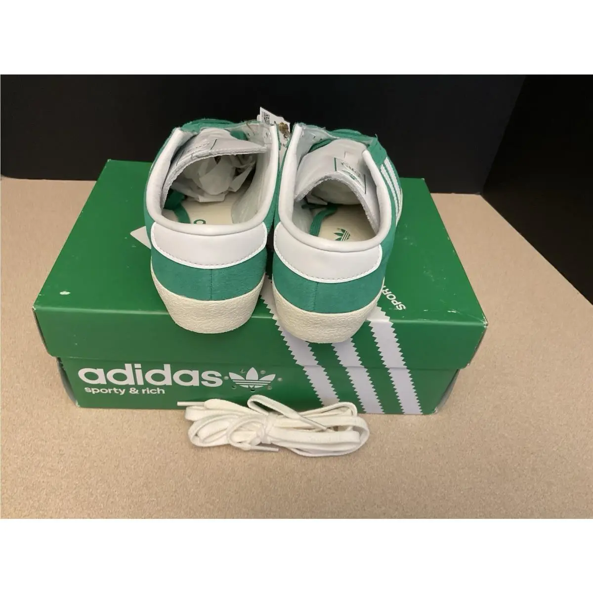 Adidas shoes - adidas Blanc - Blanc - JP8560 - Green 8