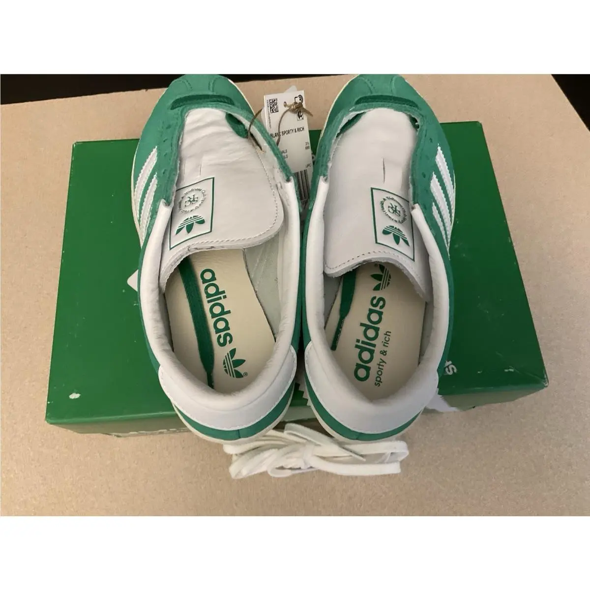 Adidas shoes - adidas Blanc - Blanc - JP8560 - Green 7