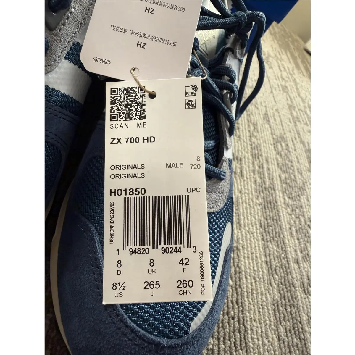 Adidas shoes - adidas ZX 700 HD - Blue 2