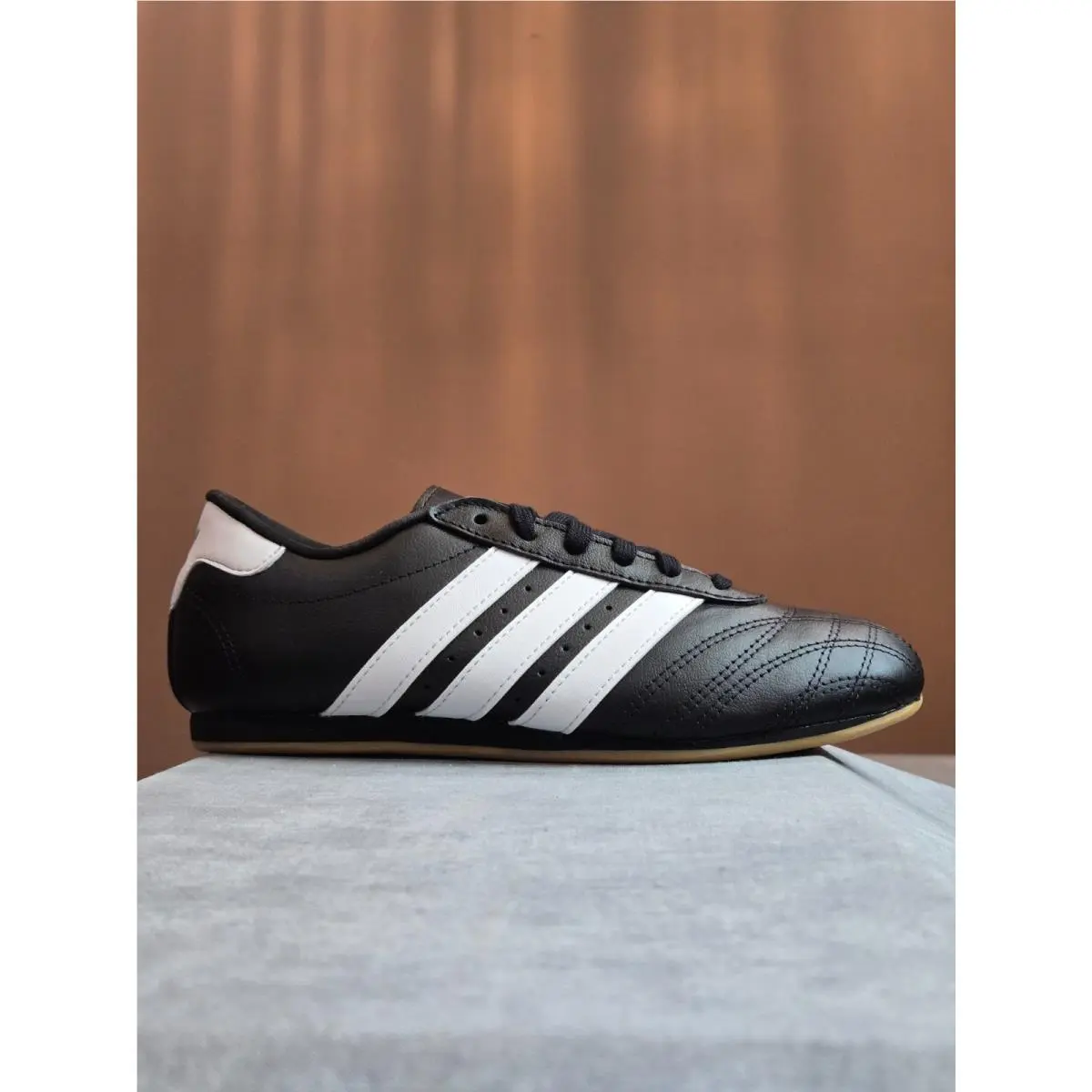 Adidas Taekwondo Core Black Cloud White Gum Bottom JR6807 Size 4.5Y 5.5W