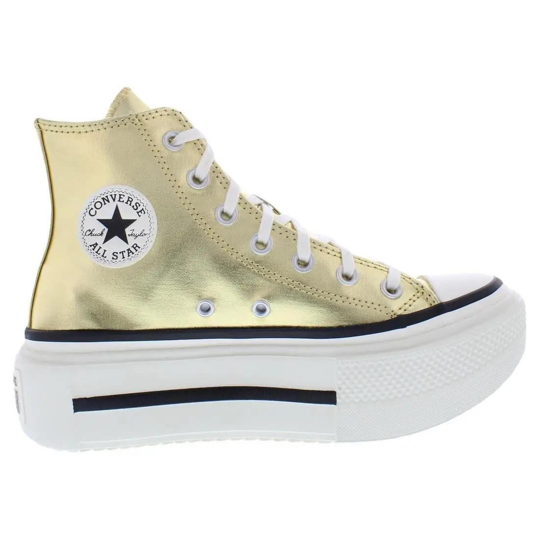 Converse shoes - Metallic Gold/Egret/Black, Main: Gold 5