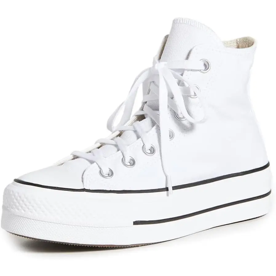 Converse Women`s Chuck Taylor All Star Lift Platform Sneakers - White/black