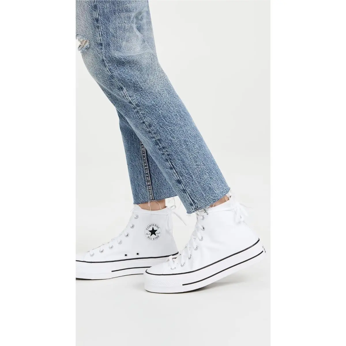 Converse shoes - Converse Chuck Taylor All-Star Lift Platform - White 7