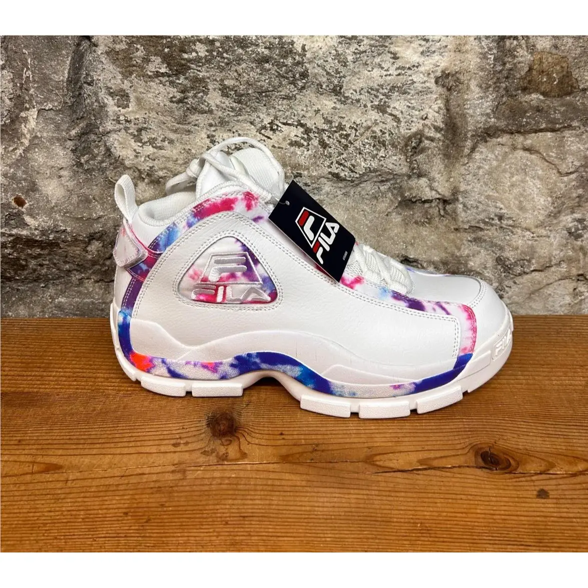 Fila Grant Hill 2 Tie Dye 1BM01234-125 Wht/wht/tdye Mens