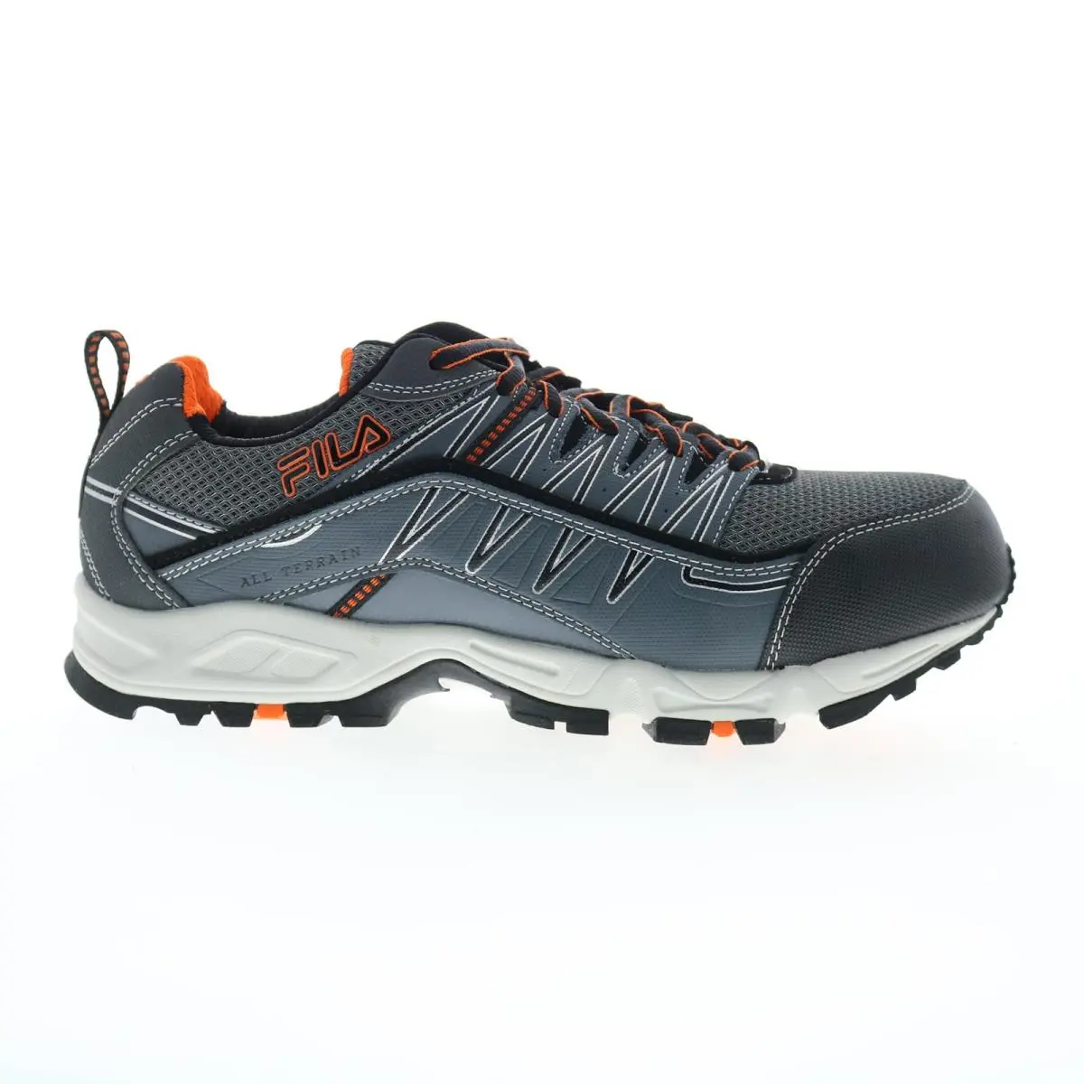 Fila Memory AT Peak Composite Toe Mens Gray Extra Wide Athletic Work Shoes 10 - Gray