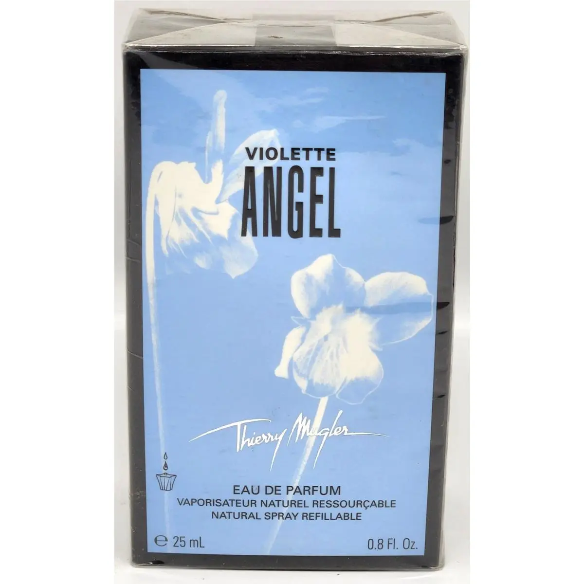 Violette Angel By Thierry  For Women Eau de Parfum Refillable Spray 0.8 oz by Mugler