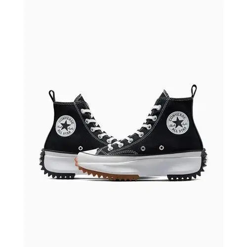 Converse Run Star Hike Platform High Mens Size 10.5 Womens 12 Black Shoes - Black