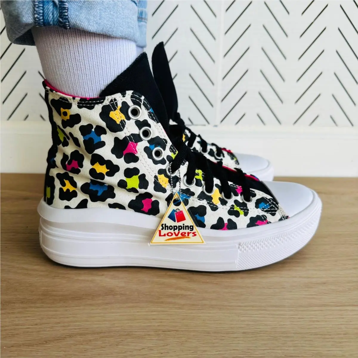 Converse shoes - Converse Chuck Taylor All Star Move - Leopard (UPC: 194433267502) 0