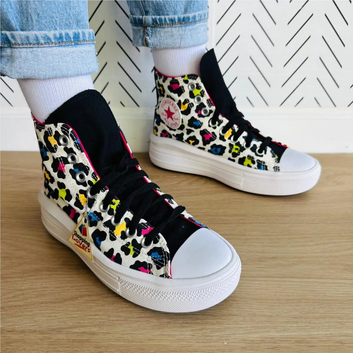 Converse shoes - Converse Chuck Taylor All Star Move - Leopard (UPC: 194433267502) 2
