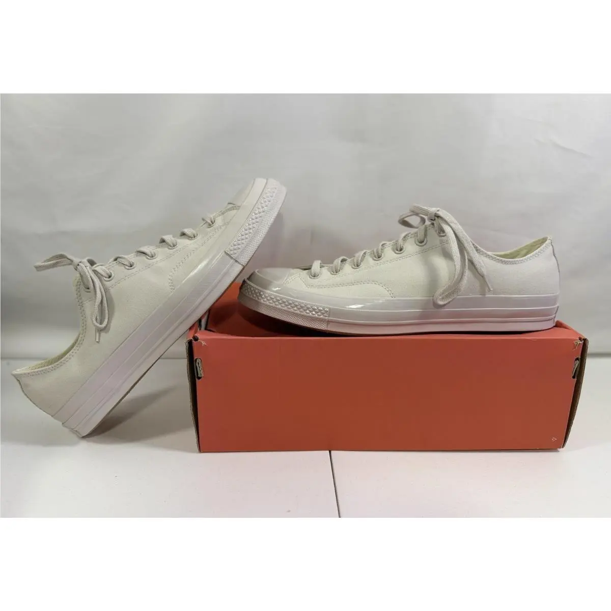 Mens 13 Chuck 70 OX Low Monochrome Pale Putty A09820C by Converse