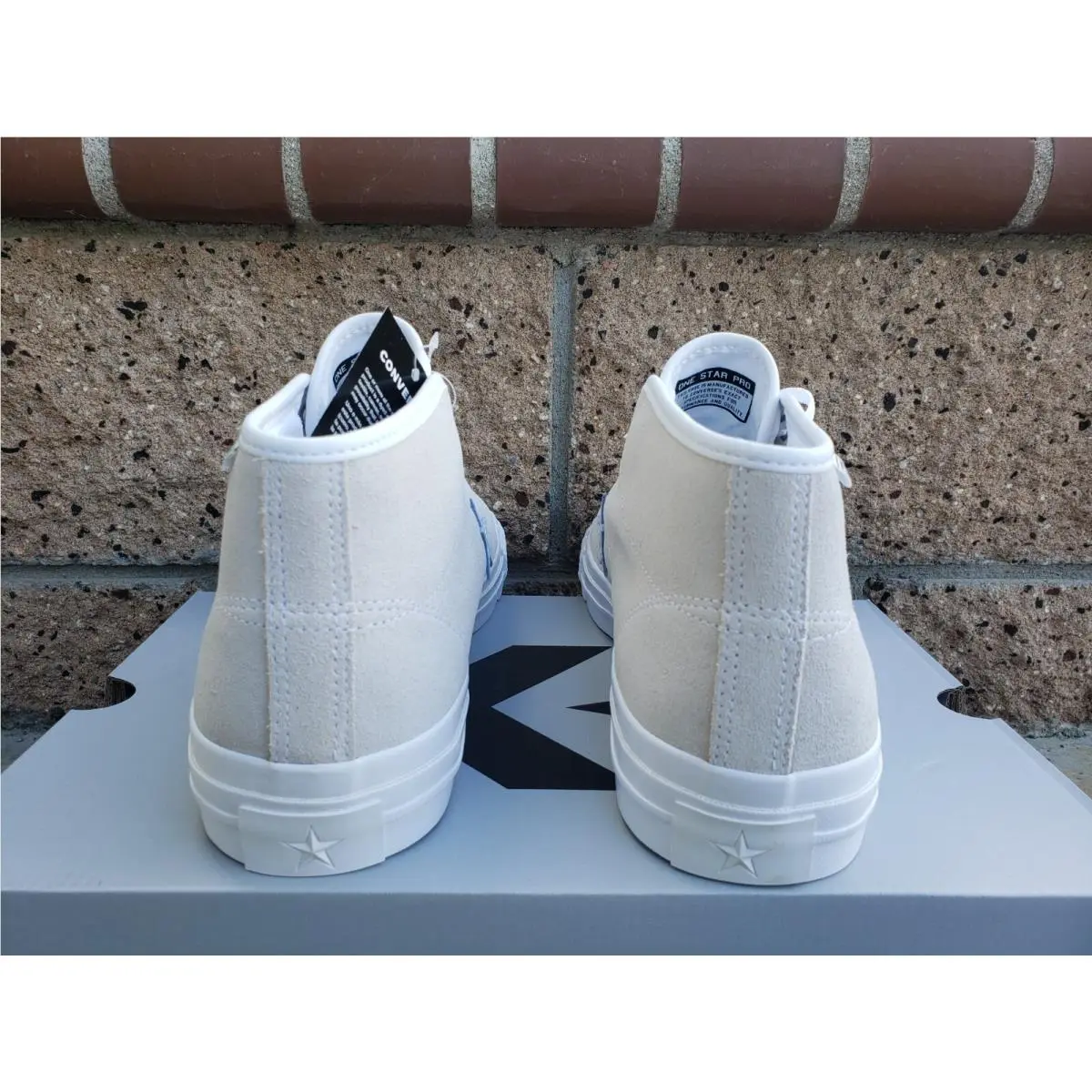 Converse shoes - Converse One Star Mid - One Star Mid - 171326C - White 3