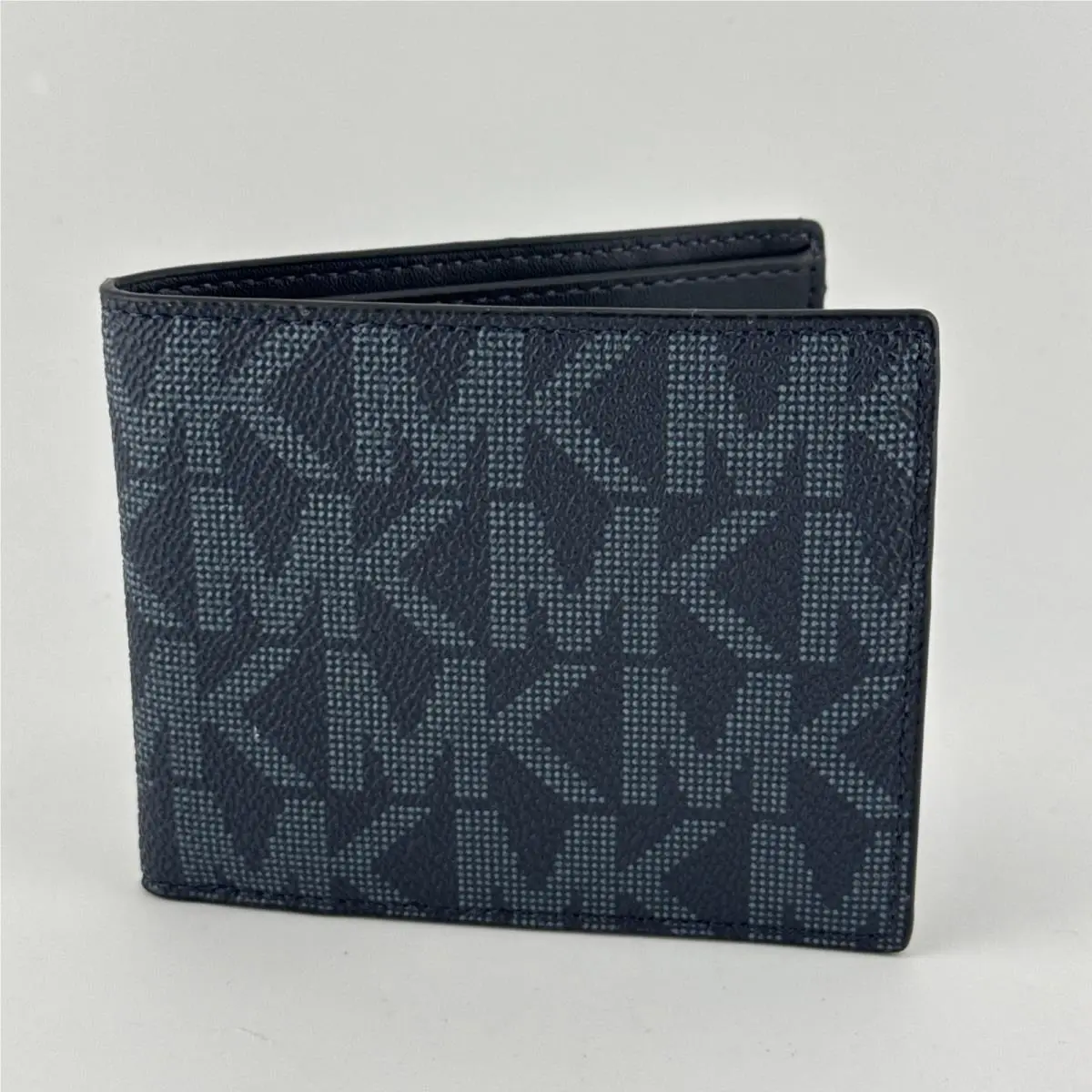 Michael Kors Cooper Men MK Logo Print Billfold Credit Card Wallet