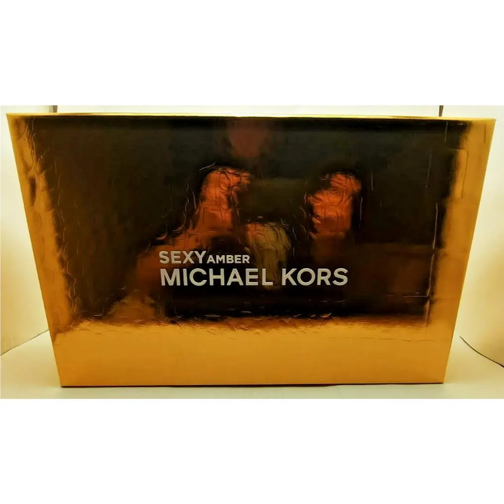 Sexy Amber Fragrance Gift Set 50ml Edp 100ml Lotion Shower Gel 5ml by Michael Kors