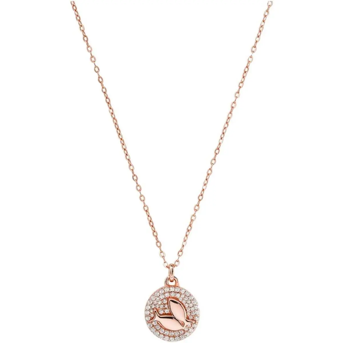 Crystal Zodiac Pisces Gold-plated Sterling Silver Necklace by Michael Kors