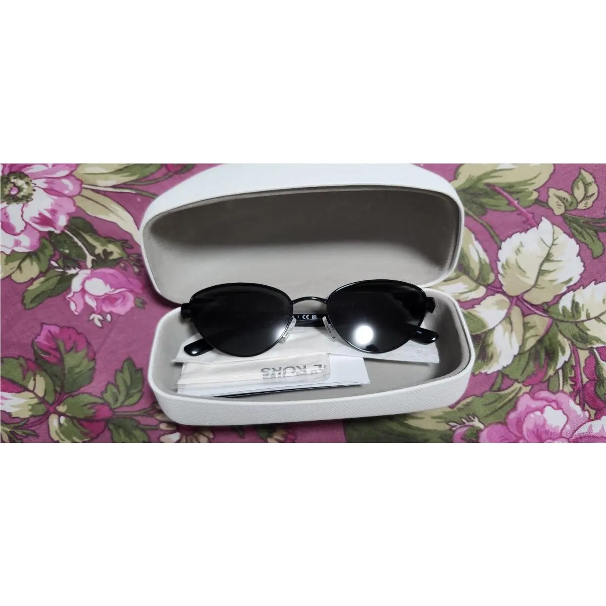Michael Kors MK1170 Lausanne Women`s Black Sunglasses Cat Eye 140 MM