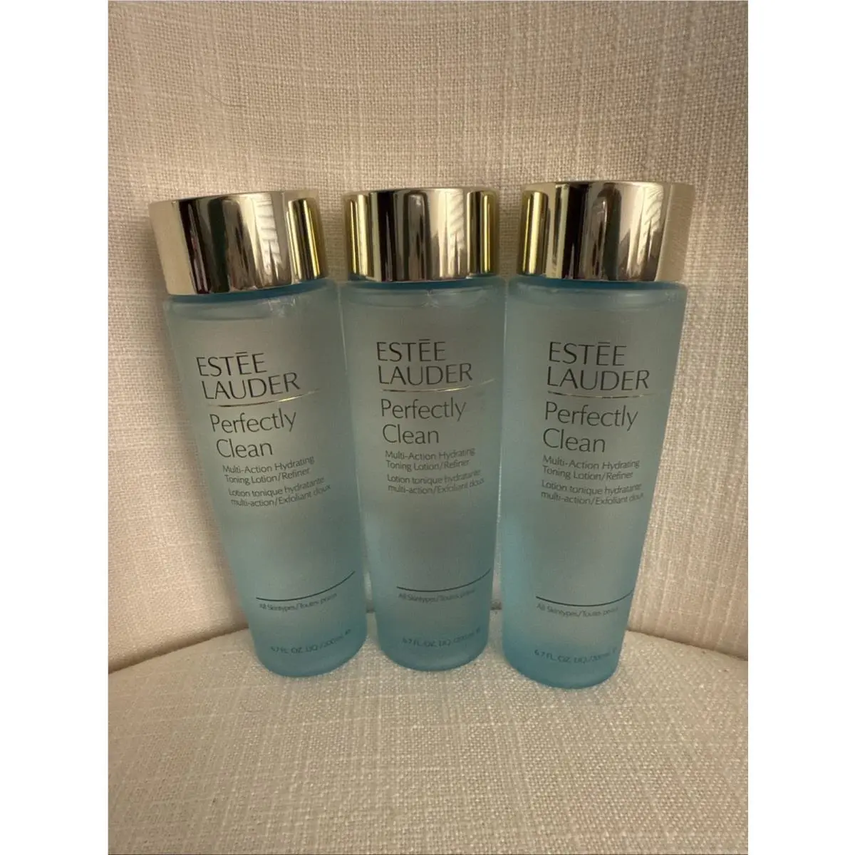 3x Estee Lauder Perfectly Clean Multi-action Toning Lotion/refiner 6.7 oz/200 ml by Estée Lauder