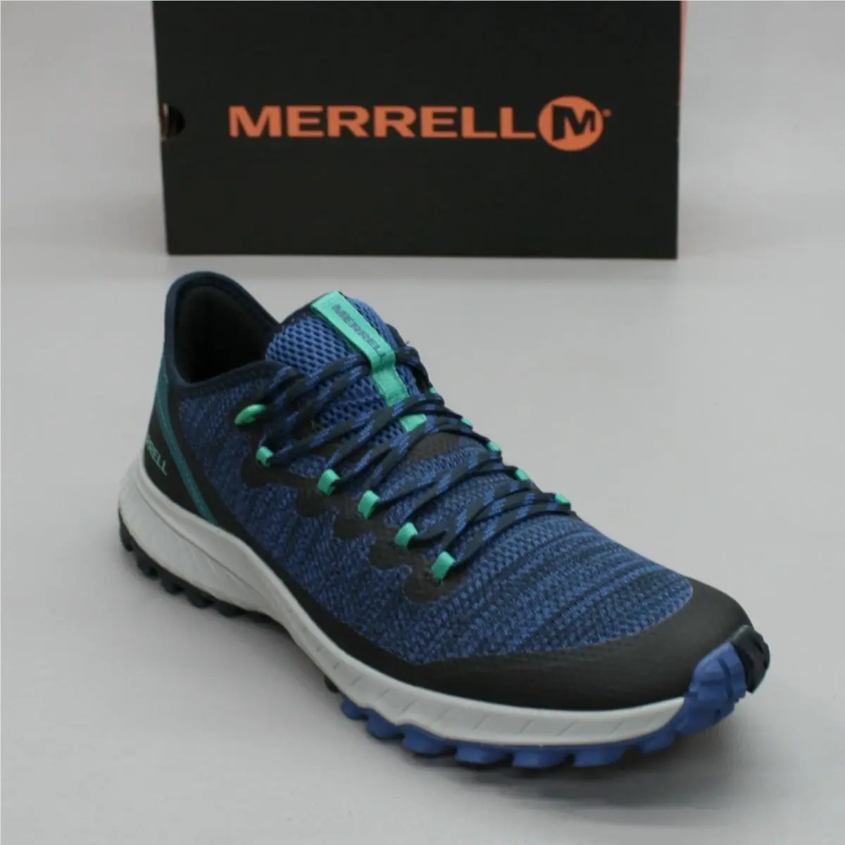Merrell Ladies 10 Bravada Cobalt Blue Hiking Trail Running Shoes Sneakers J03364