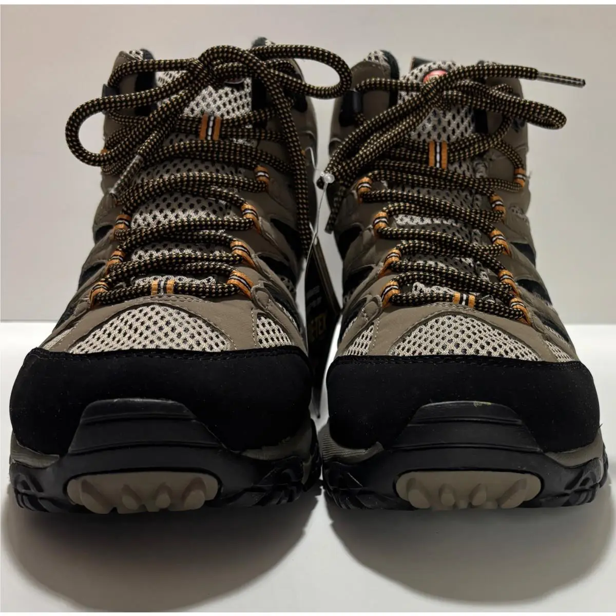 Merrell Continuum Vibram Hiking Boots Men`s Size 10.5 Tan