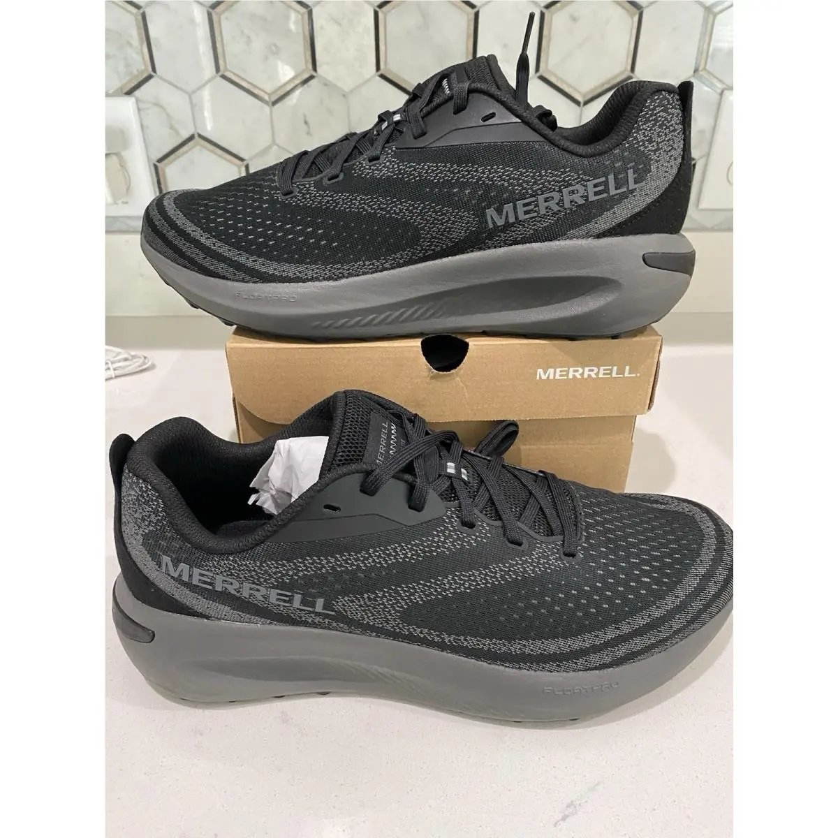 Mens Merrelll Morphlite Trail Running Shoes Size 13