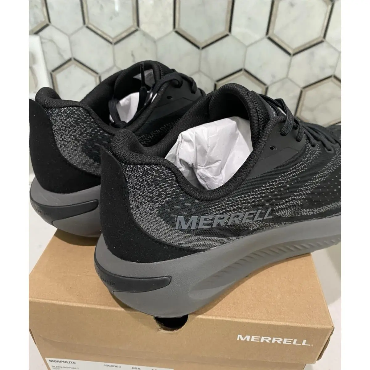 Merrell shoes - Merrelll Morphlite - Morphlite - Black/Asphalt 1