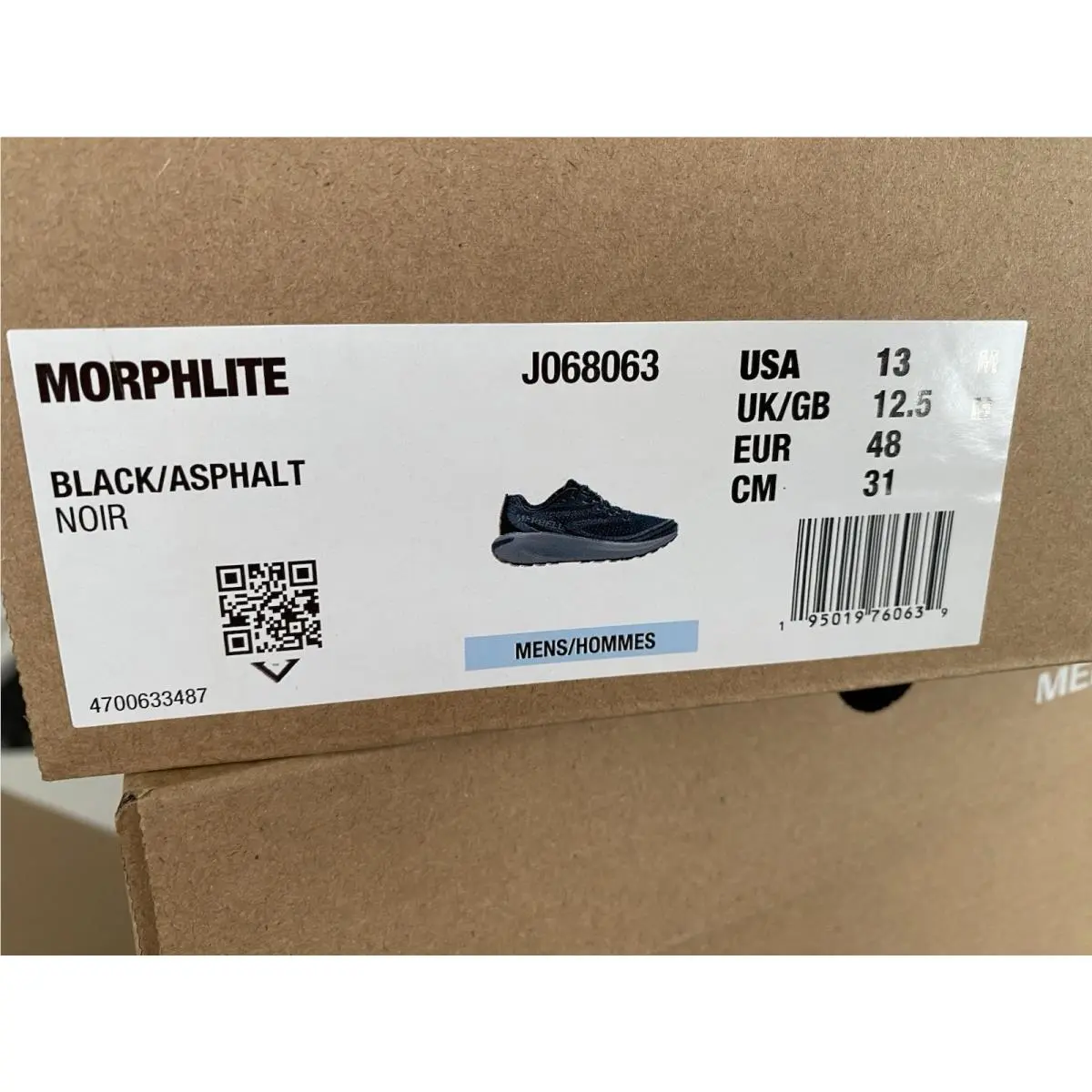 Merrell shoes - Merrelll Morphlite - Morphlite - Black/Asphalt 3