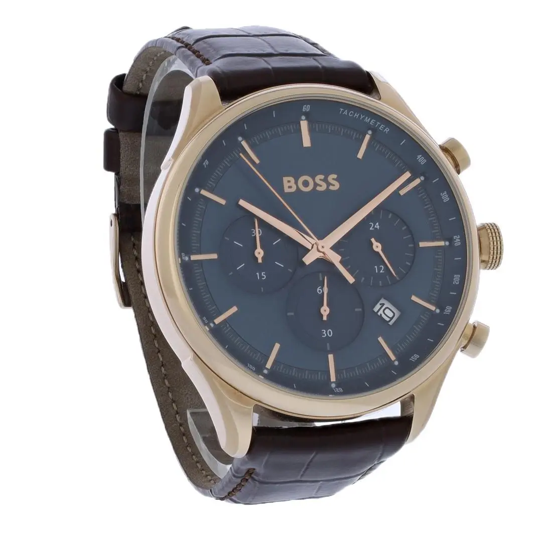 Hugo Boss Gregor Men`s Rose Gold Chronograph Quartz Watch 1514050