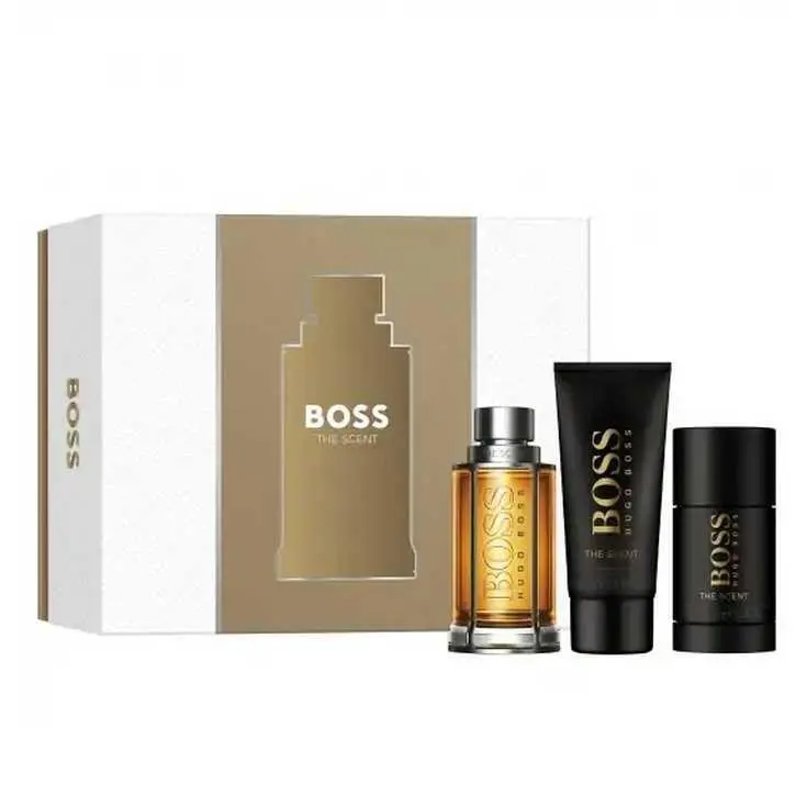 Men`s The Scent 3pcs Edt Gift Set Fragrances 3616304957666 by Hugo Boss