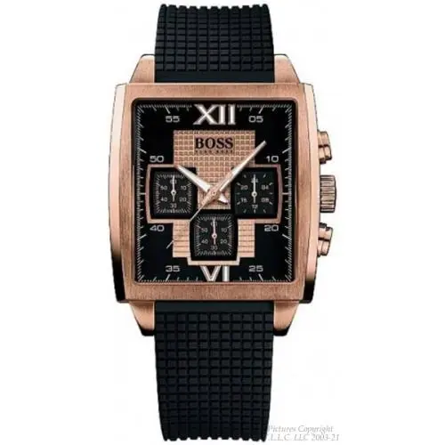Rose Gold Square/rectangular Chronograph 1512444 Hugo Boss Watch by Movado