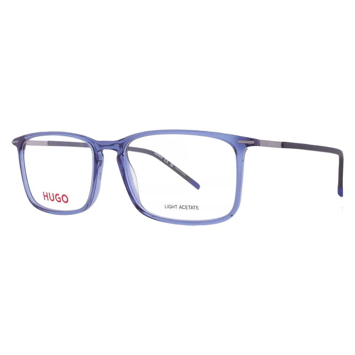 Demo Rectangular Men`s Eyeglasses HG 1231 0PJP 55 HG 1231 0PJP 55 by Hugo Boss