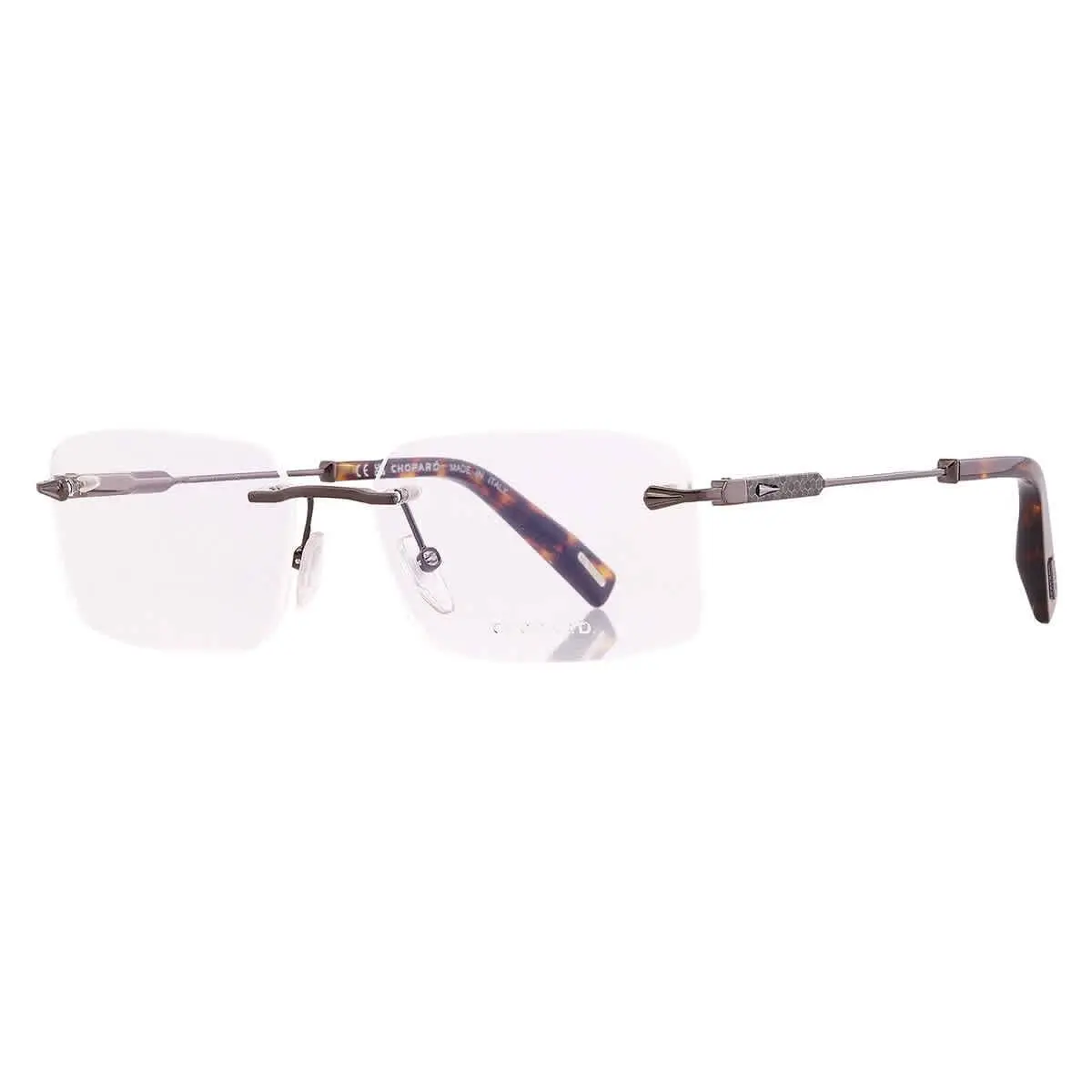 Chopard Demo Rectangular Men`s Eyeglasses VCHG57 0568 58 VCHG57 0568 58