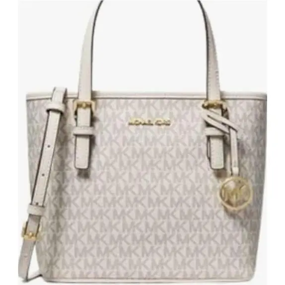 Carry All Sapphire Color: Light Cream Multi by Michael Kors