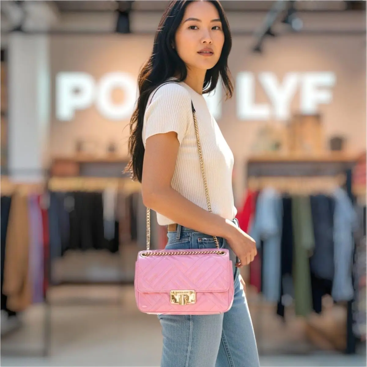 Kors Peyton Medium Shoulder Flap Shoulder Bag