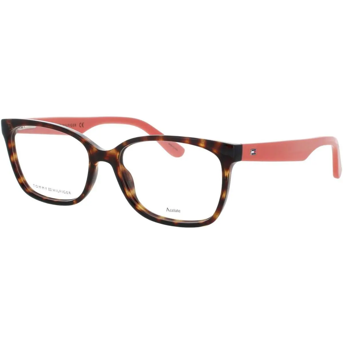 Tommy Hilfiger Women`s Eyeglasses Havana Brown Rectangular Frame TH 1492 9N4