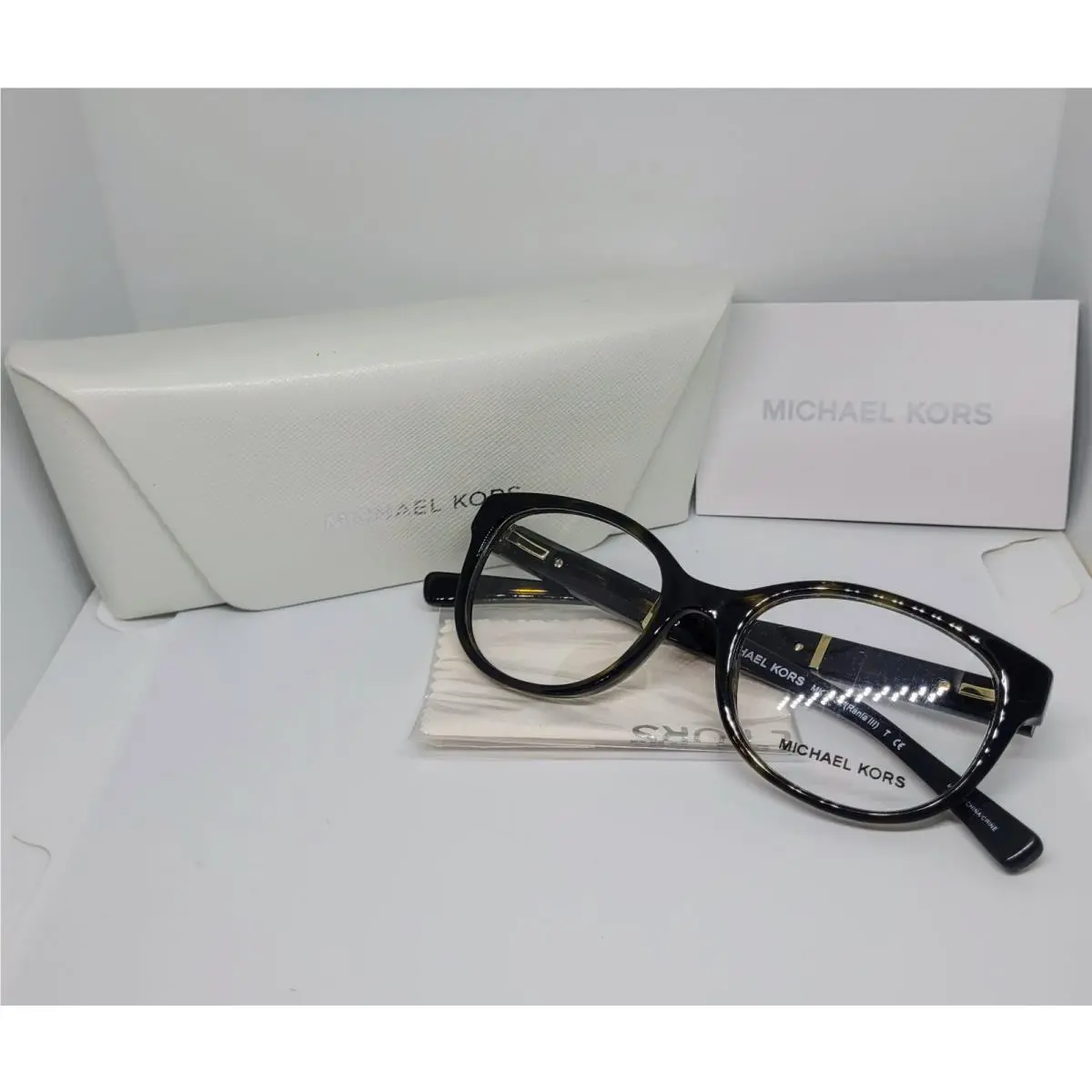 Michael Kors Eyeglasses Frame Case Model 4032 3180 Rania Iii Dark Tortoise