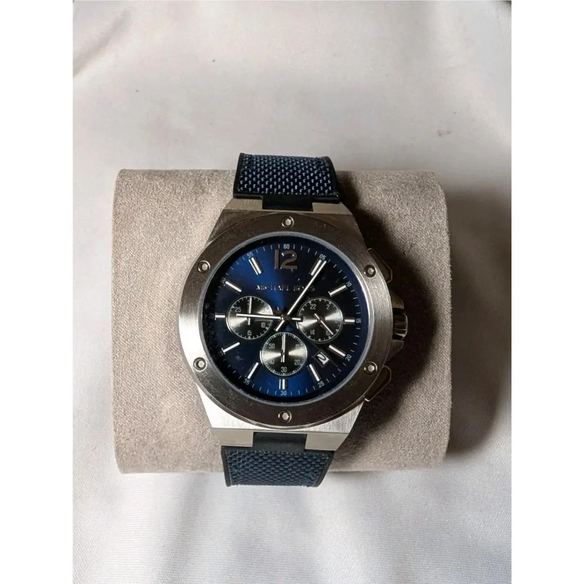 Men`s Lennox Chronograph Blue/silver Dial Watch MK8942 by Michael Kors