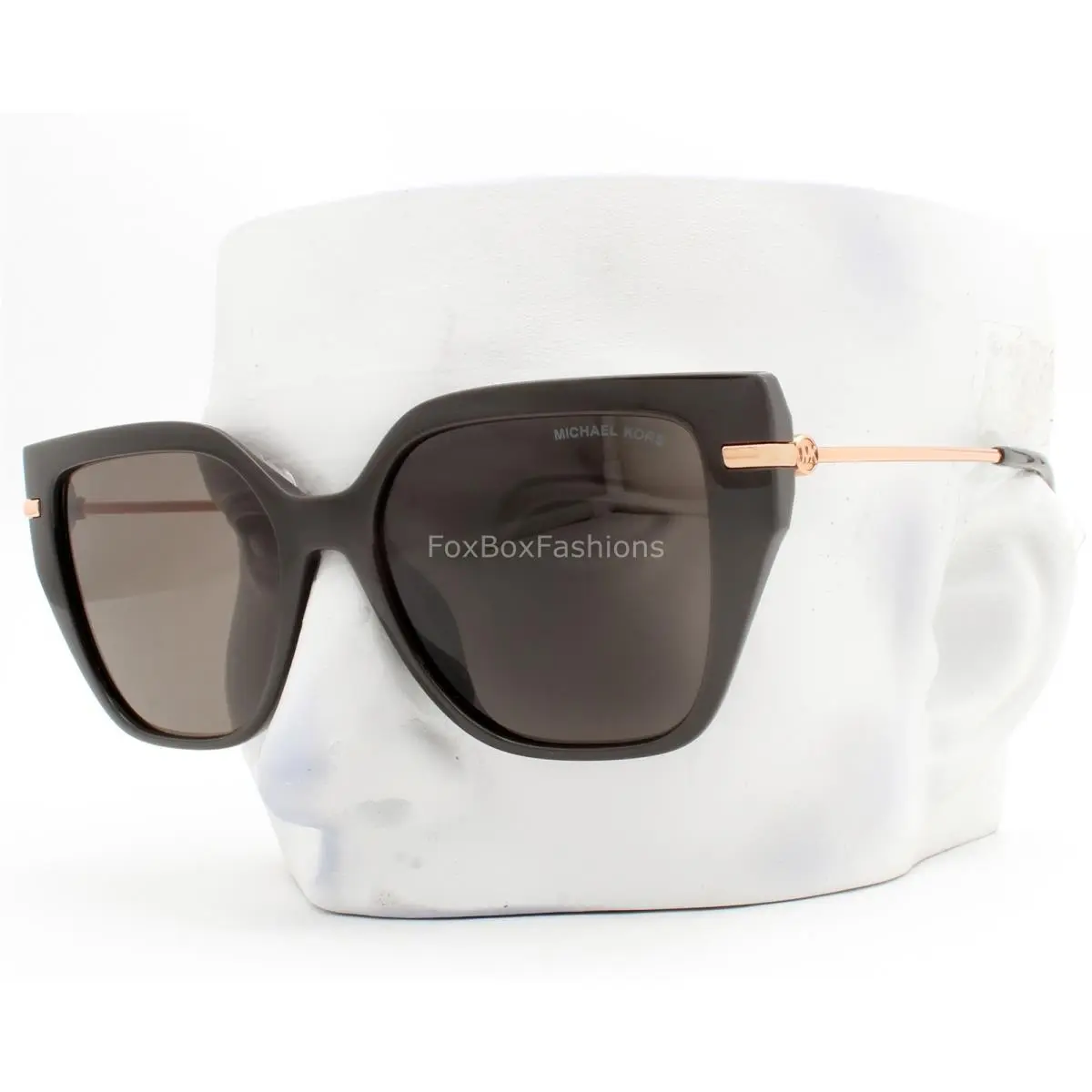 Michael Kors St. Barths Sunglasses Shiny Brown Rose Gold MK 2231U 4003/3 W/case